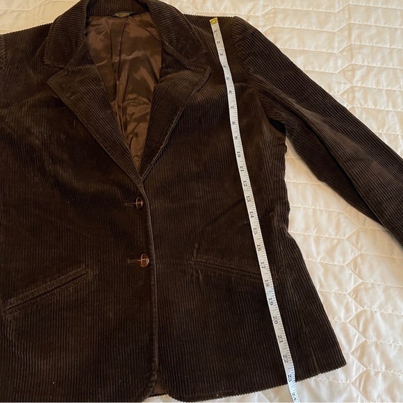 Vintage Sears chocolate brown corduroy blazer Medium - Picture 5 of 7